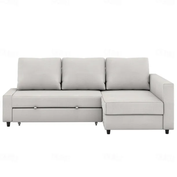 Sofa Bed Cover with Storage Solid Color Slipcovers FRIHETcover LITB PRIME cover