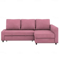 Sofa Bed Cover with Storage Solid Color Slipcovers FRIHETcover LITB PRIME cover