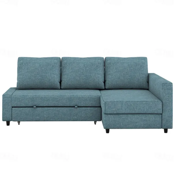 Sofa Bed Cover with Storage Solid Color Slipcovers FRIHETcover LITB PRIME cover