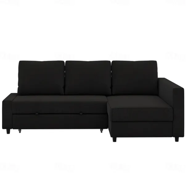 Sofa Bed Cover with Storage Solid Color Slipcovers FRIHETcover LITB PRIME cover