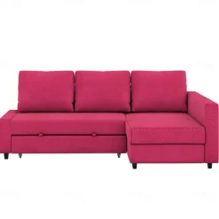 Sofa Bed Cover with Storage Solid Color Slipcovers FRIHETcover LITB PRIME cover