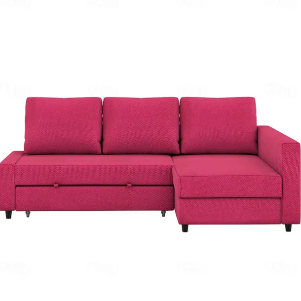 Sofa Bed Cover with Storage Solid Color Slipcovers FRIHETcover LITB PRIME cover