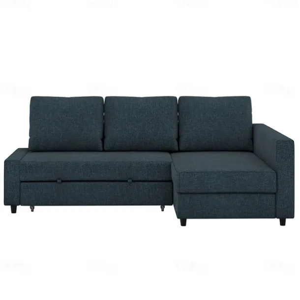 Sofa Bed Cover with Storage Solid Color Slipcovers FRIHETcover LITB PRIME cover