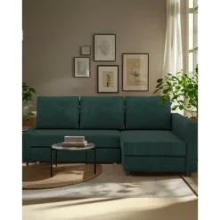 Sofa Bed Cover with Storage Solid Color Slipcovers FRIHETcover LITB PRIME cover