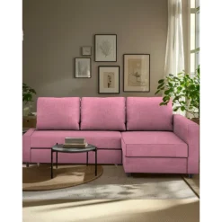 Sofa Bed Cover with Storage Solid Color Slipcovers FRIHETcover LITB PRIME cover