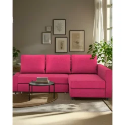 Sofa Bed Cover with Storage Solid Color Slipcovers FRIHETcover LITB PRIME cover