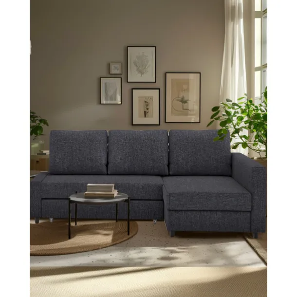 Sofa Bed Cover with Storage Solid Color Slipcovers FRIHETcover LITB PRIME cover