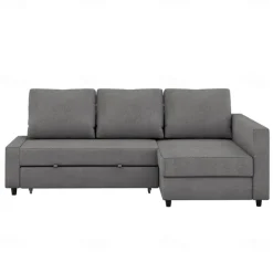 Sofa Bed Cover with Storage Solid Color Slipcovers FRIHETcover LITB PRIME cover