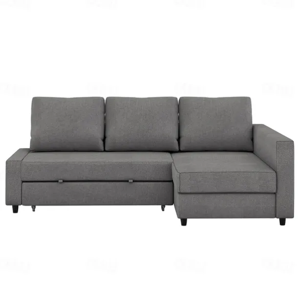 Sofa Bed Cover with Storage Solid Color Slipcovers FRIHETcover LITB PRIME cover