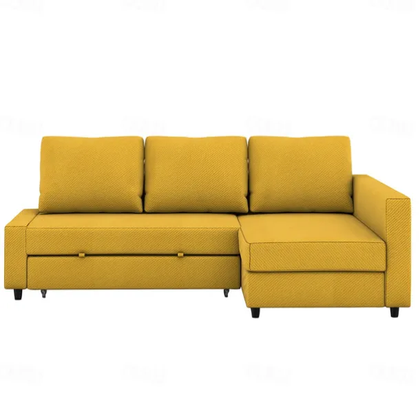 Sofa Bed Cover with Storage Solid Color Slipcovers FRIHETcover LITB PRIME cover