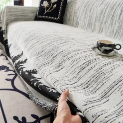 Sofa Blanket Sofa Towel Cover Cloth Outdoor Living Room Sofa Cover Towel Double-sided Thickened Back Towel Camping