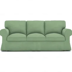 Sofa Cover 100% Cotton 3 Seat Sofa Sllipcover Solid Color Quilted Slipcovers UPPcover LITB PRIME cover