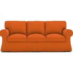 Sofa Cover 100% Cotton 3 Seat Sofa Sllipcover Solid Color Quilted Slipcovers UPPcover LITB PRIME cover