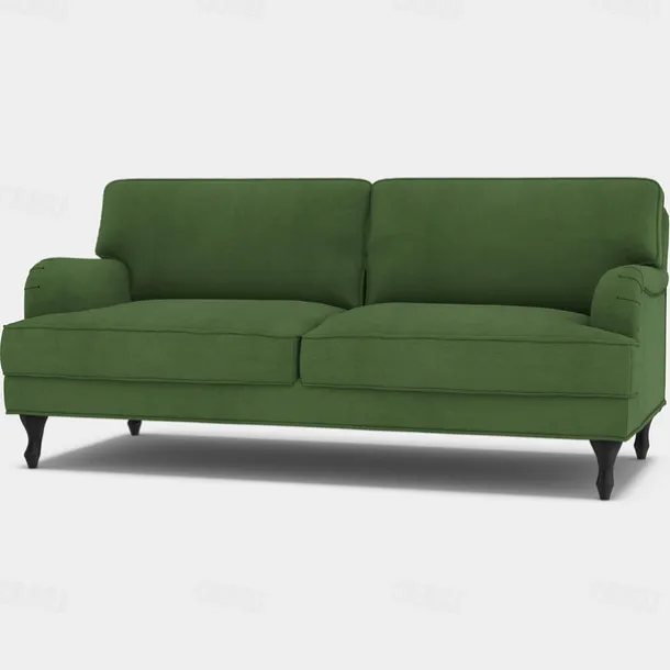 Sofa Cover 3 Seater Solid Color Quilted Velvet Slipcovers STOCKcover LITB PRIME cover