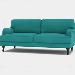 Sofa Cover 3 Seater Solid Color Quilted Velvet Slipcovers STOCKcover LITB PRIME cover