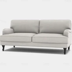 Sofa Cover 3 Seater Solid Color Quilted Velvet Slipcovers STOCKcover LITB PRIME cover