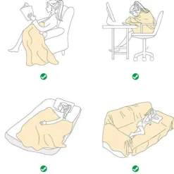 Sofa Cover Boho Sofa Blanket Throw Towel Chenille for Sectional Couch Armchair Loveseat 4 or 4 or 3 Seater L Shape Anti-Scratch Cat Washable