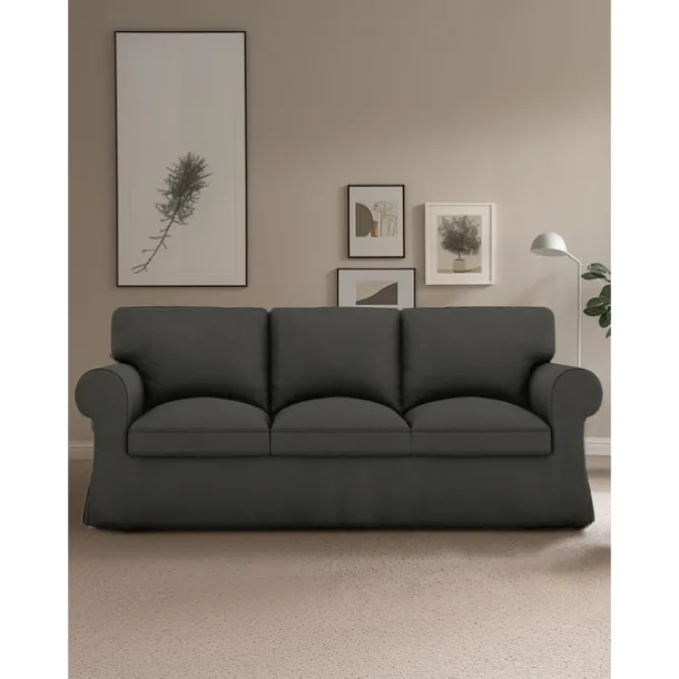 Sofa Cover for Armchair, Loveseat, 3 Seat, Cotton Cover for The Ektorp Chair, Arm Chair One Seat Couch Slipcover Replacement Not Fit LITB PRIME cover Ektcover