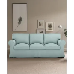 Sofa Cover for Armchair, Loveseat, 3 Seat, Cotton Cover for The Ektorp Chair, Arm Chair One Seat Couch Slipcover Replacement Not Fit LITB PRIME cover Ektcover