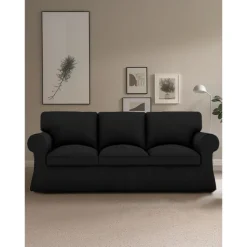 Sofa Cover for Armchair, Loveseat, 3 Seat, Cotton Cover for The Ektorp Chair, Arm Chair One Seat Couch Slipcover Replacement Not Fit LITB PRIME cover Ektcover