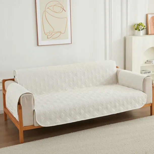Sofa Cover for Dogs Pet, Couch Cushion Cover Sectional Sofa Throw Towel Slipcover, Anti Scratch Furniture Protector for Love Seat, Arm Chair