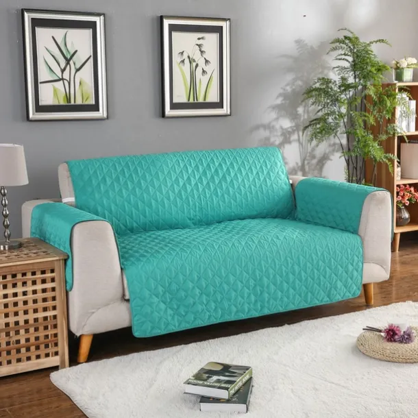 Sofa Cover for Dogs Pet, Couch Cushion Cover Sectional Sofa Throw Towel Slipcover, Anti Scratch Furniture Protector for Love Seat, Arm Chair