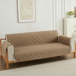 Sofa Cover for Dogs Pet, Couch Cushion Cover Sectional Sofa Throw Towel Slipcover, Anti Scratch Furniture Protector for Love Seat, Arm Chair