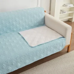 Sofa Cover for Dogs Pet, Couch Cushion Cover Sectional Sofa Throw Towel Slipcover, Anti Scratch Furniture Protector for Love Seat, Arm Chair