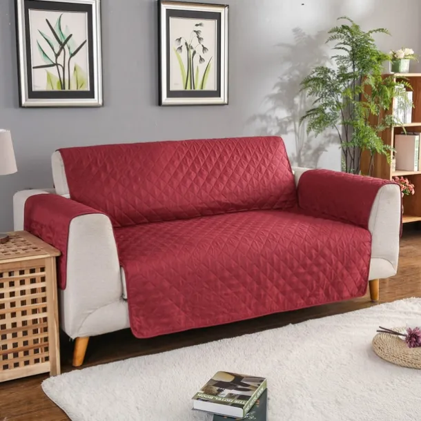 Sofa Cover for Dogs Pet, Couch Cushion Cover Sectional Sofa Throw Towel Slipcover, Anti Scratch Furniture Protector for Love Seat, Arm Chair