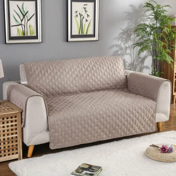 Sofa Cover for Dogs Pet, Couch Cushion Cover Sectional Sofa Throw Towel Slipcover, Anti Scratch Furniture Protector for Love Seat, Arm Chair