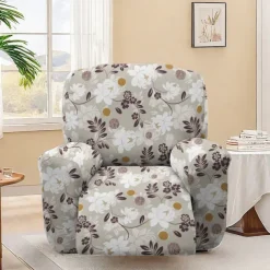 Sofa Cover Geometric Printed Polyester Slipcovers - Modern Geometric Pattern - Durable and Stretchable Polyester Fabric - Protects and Refreshes Your Sofa