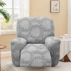 Sofa Cover Geometric Printed Polyester Slipcovers - Modern Geometric Pattern - Durable and Stretchable Polyester Fabric - Protects and Refreshes Your Sofa