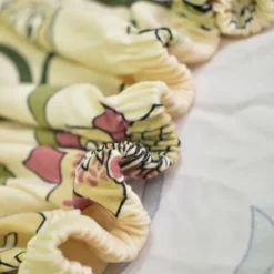 Sofa Cover Plants Yarn Dyed Polyester Slipcovers - Stylish Botanical Design - Soft and Durable Polyester Fabric - Protects and Revitalizes Your Sofa