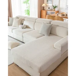 Sofa Cover Seat Cushion Cover Geometric Printed Polyester Slipcovers