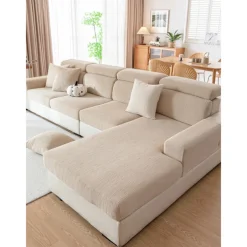 Sofa Cover Seat Cushion Cover Geometric Printed Polyester Slipcovers