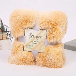 Soft Fuzzy Faux Fur Throw Blankets,Solid Reversible Lightweight Long Hair Shaggy Blanket,Fluffy Cozy Plush Comfy Microfiber Fleece Blankets Decoration for Couch Sofa Bed