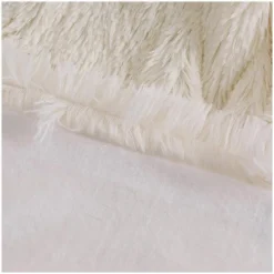 Soft Fuzzy Faux Fur Throw Blankets,Solid Reversible Lightweight Long Hair Shaggy Blanket,Fluffy Cozy Plush Comfy Microfiber Fleece Blankets Decoration for Couch Sofa Bed