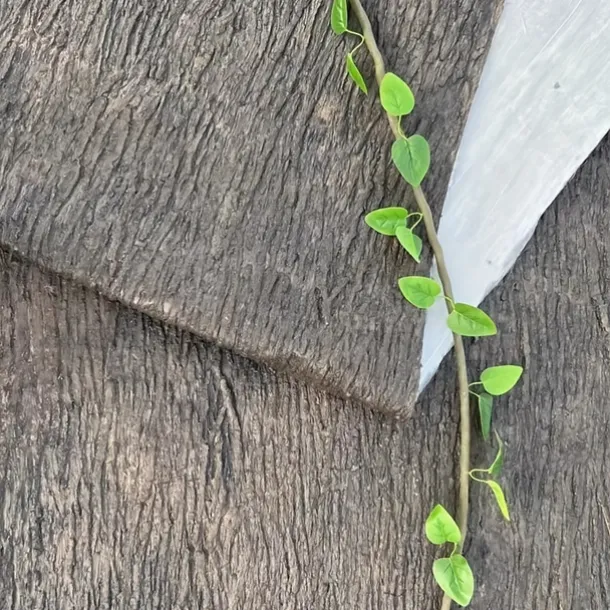 Soft Rubber Faux Tree Bark Roll Versatile, Cut-to-Size for DIY Home Decor, Wall & Column Covering - Available in Multiple Sizes