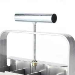 Soil Blocker, 4 Cell Soil Block Maker 2 Inch with 3 Sizes Seed Pins, Seed Handheld Block Maker with Comfortable Handle, Garden Blocking Tools for Seedings, Cuttings, Greenhouses