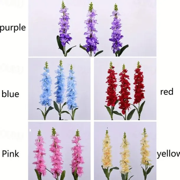 Solar Flowers Lights Outdoor Waterproof Violet Lights Flower Stake Waterproof Solar Flower Lights for Garden Corridor Yard Lawn Patio Pathway Balcony Pool Wedding Decorative