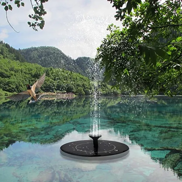 Solar Fountain Pool Light 2pcs 1pcs Solar Water Fountain Pool Pond Waterfall Fountain Garden Decoration Outdoor Bird Bath Solar Powered Fountain Floating Water