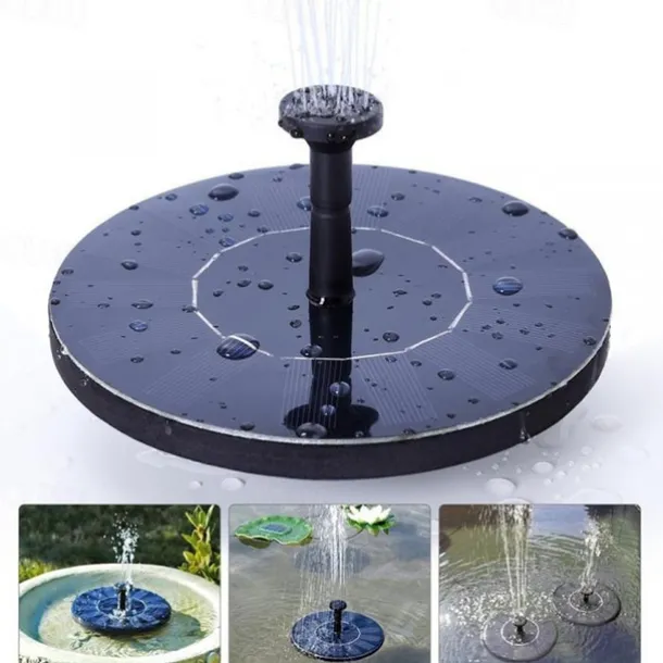 Solar Fountain Pool Light 2pcs 1pcs Solar Water Fountain Pool Pond Waterfall Fountain Garden Decoration Outdoor Bird Bath Solar Powered Fountain Floating Water