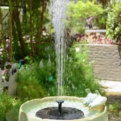 Solar Fountain Pool Light 2pcs 1pcs Solar Water Fountain Pool Pond Waterfall Fountain Garden Decoration Outdoor Bird Bath Solar Powered Fountain Floating Water