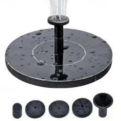 Solar Fountain Pool Light 2pcs 1pcs Solar Water Fountain Pool Pond Waterfall Fountain Garden Decoration Outdoor Bird Bath Solar Powered Fountain Floating Water