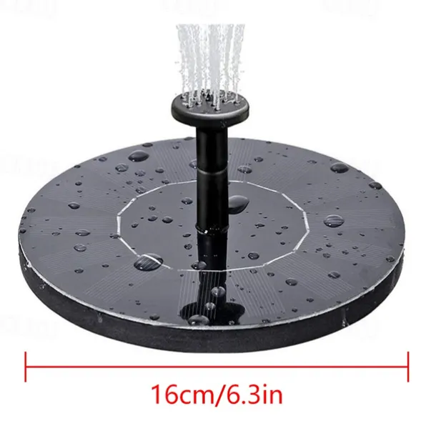 Solar Fountain Pool Light 2pcs 1pcs Solar Water Fountain Pool Pond Waterfall Fountain Garden Decoration Outdoor Bird Bath Solar Powered Fountain Floating Water