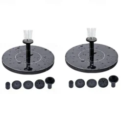 Solar Fountain Pool Light 2pcs 1pcs Solar Water Fountain Pool Pond Waterfall Fountain Garden Decoration Outdoor Bird Bath Solar Powered Fountain Floating Water