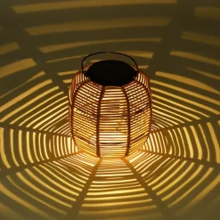 Solar Hand-Woven Laterns Garden Lawn Lamp Outdoor Waterproof Rattan Woven Landscape Garden Lamp Villa Homestay Decoration Lamp Atmosphere Lamp