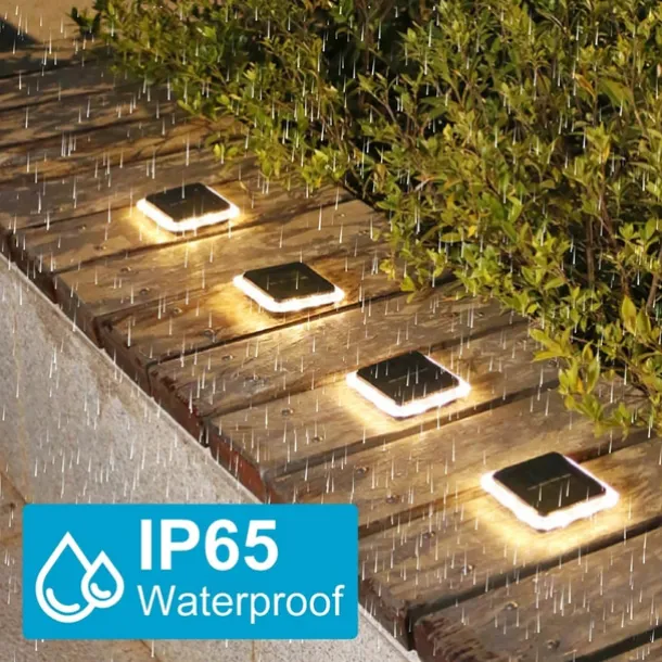 Solar LED Buried Light Outdoor Waterproof Wall Lights 8 LED Garden Pathway Garden Park Lawn Yard Patio Walkway Decoration