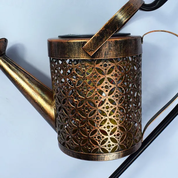 Solar Outdoor Lights LED Garden Patio Lamp Waterproof Watering Can Kettle LED Fairy Light Lawn Lamp Garden Decor Landscape Yard Lawn Fence Lighting