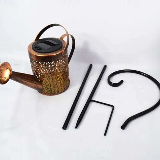 Solar Outdoor Lights LED Garden Patio Lamp Waterproof Watering Can Kettle LED Fairy Light Lawn Lamp Garden Decor Landscape Yard Lawn Fence Lighting